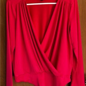 Express Vibrant Pink Spliced Bodysuit